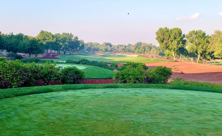 Ein Golfplatz in Dubai