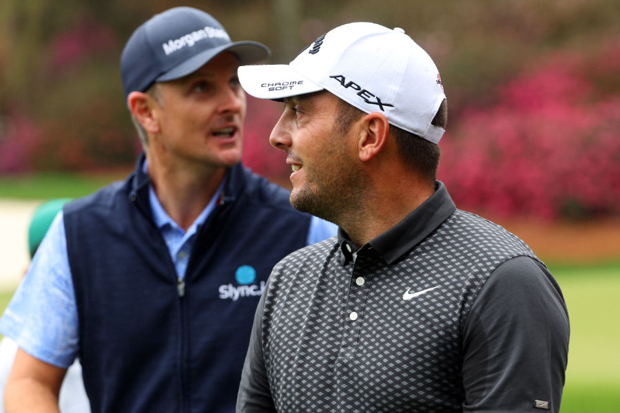 Francesco Molinari und Justin Rose auf dem Golfplatz